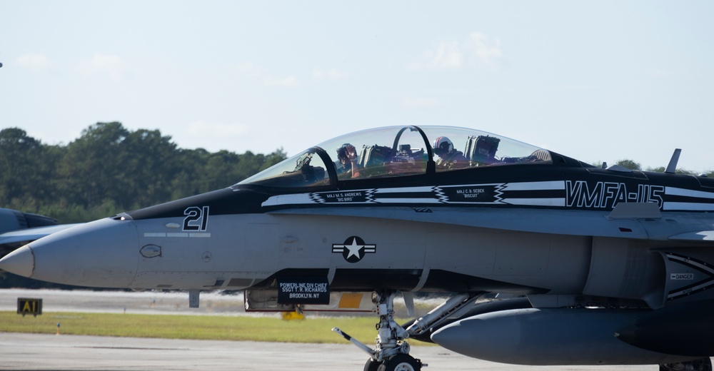 VMFA-115 Returns from UDP