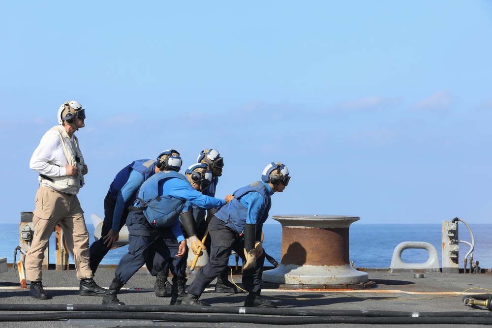 Flight Operations Onboard USS Ramage