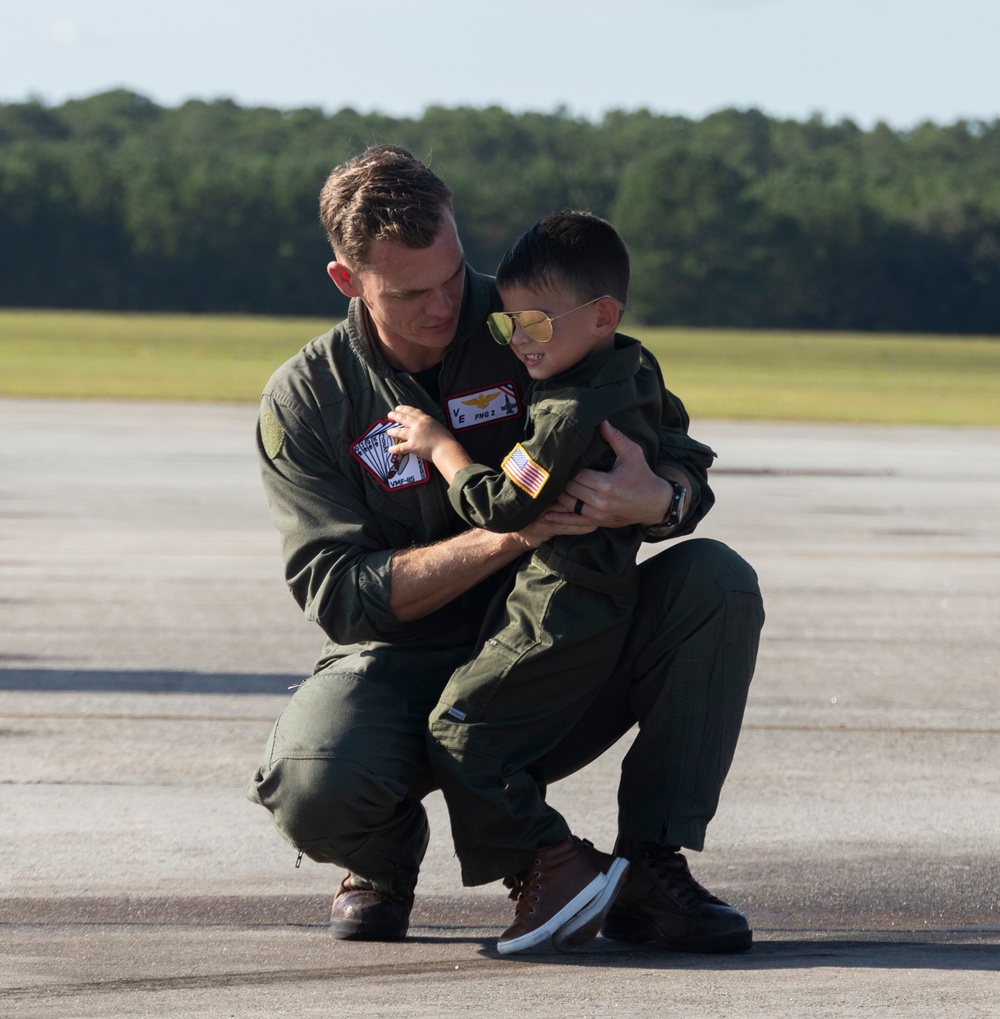 VMFA-115 Returns from UDP