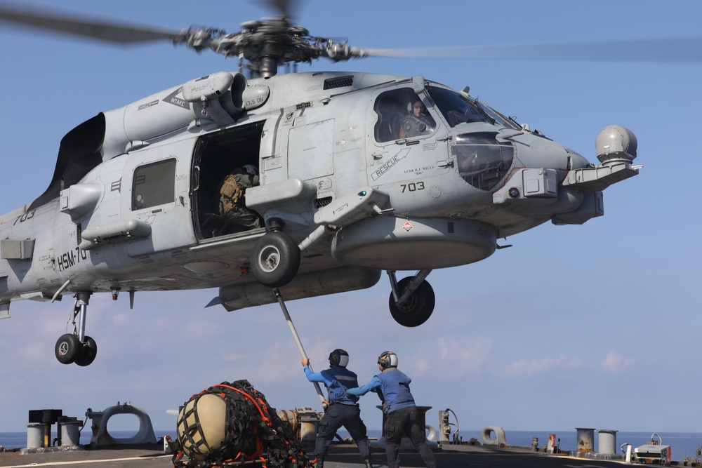 Flight Operations Onboard USS Ramage