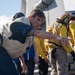 USS Ronald Reagan (CVN 76) conducts fueling-at-sea with USNS Rappahannock (T-AO 204)