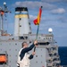 USS Ronald Reagan (CVN 76) conducts fueling-at-sea with USNS Rappahannock (T-AO 204)