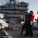 USS Ronald Reagan (CVN 76) conducts fueling-at-sea with USNS Rappahannock (T-AO 204)