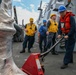 USS Shoup conducts replenishment-at-sea with USNS Carl Brashear