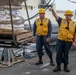 USS Shoup conducts replenishment-at-sea with USNS Carl Brashear