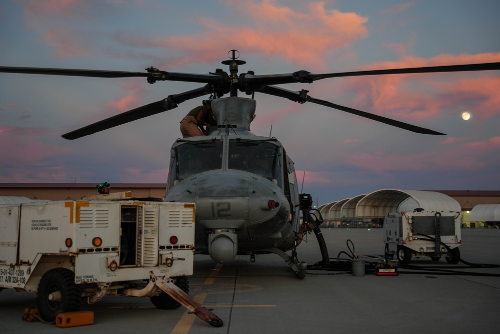 WTI 1-24 flight line