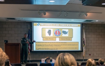 182nd Airlift Wing hosts Center of Influence with Illinois educators