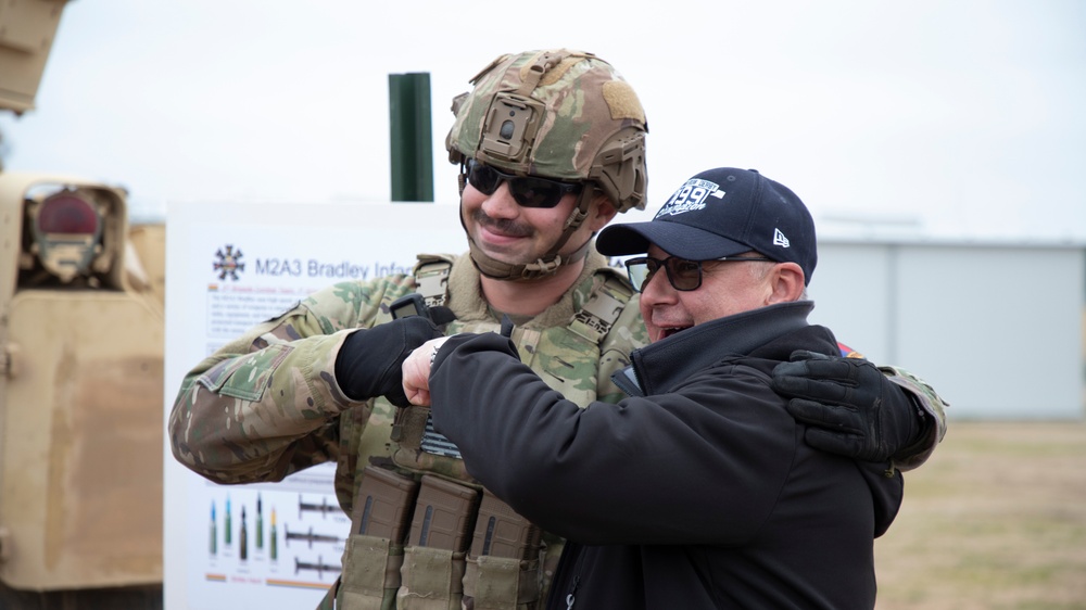 Host Nation Building: 2ABCT Showcases M2A1 Bradley to Polish JROTC