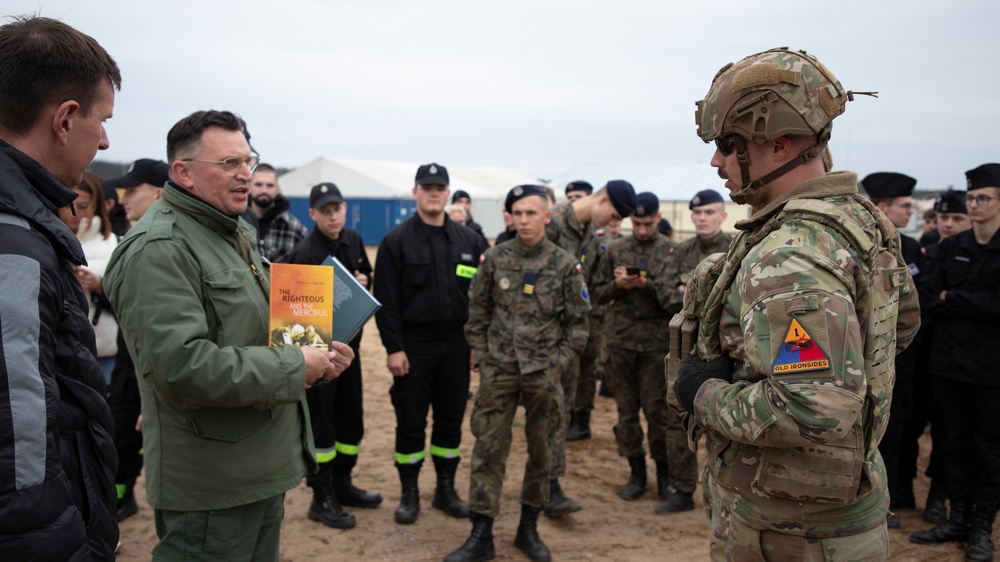 2ABCT Community Engagement: M2A1 Bradley Showcase in Poland