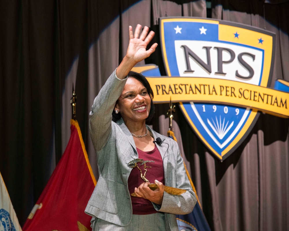 Former Secretary of State Provides Perspectives on Current World Events During NPS Guest Lecture