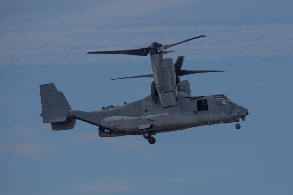 VMM-261 transport MCAS Beaufort Marines