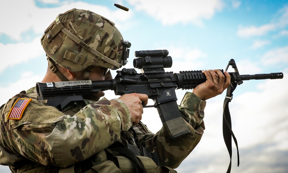 Able Co. Recruiting and Retention Qualifies their weapons