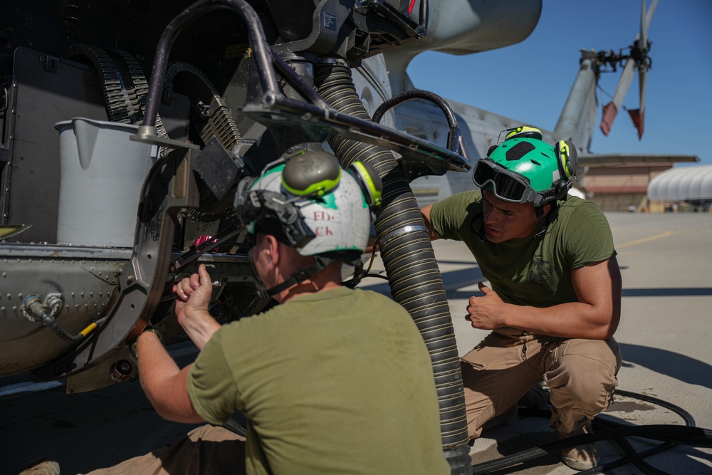 WTI 1-24 flight line