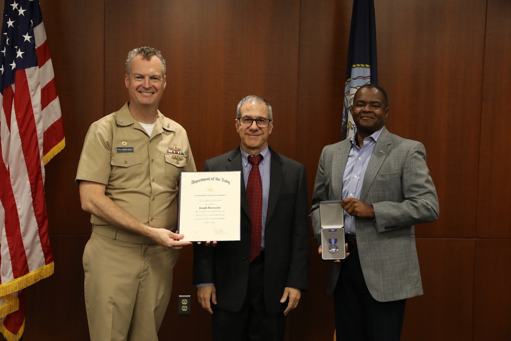 NSWCPD’s Joseph Borraccini Presented with the Department of the Navy Superior Civilian Service Award