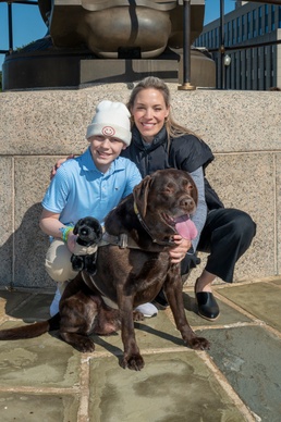 Walter Reed Facility Dog Truman Promoted to Command Sergeant Major at Special Ceremony