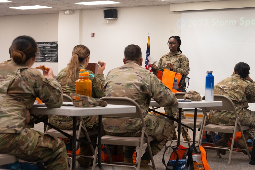 Scott AFB emergency management flight hosts lunch-and-learn