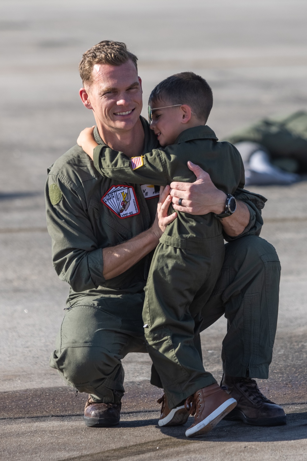 VMFA-115 returns from UDP