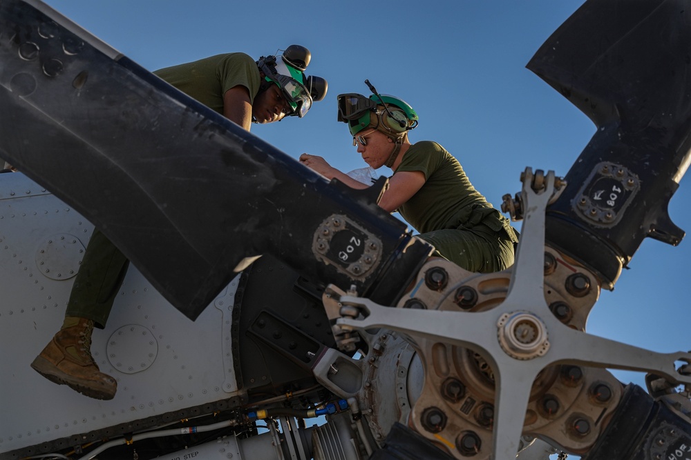 WTI 1-24 flight line maintenance