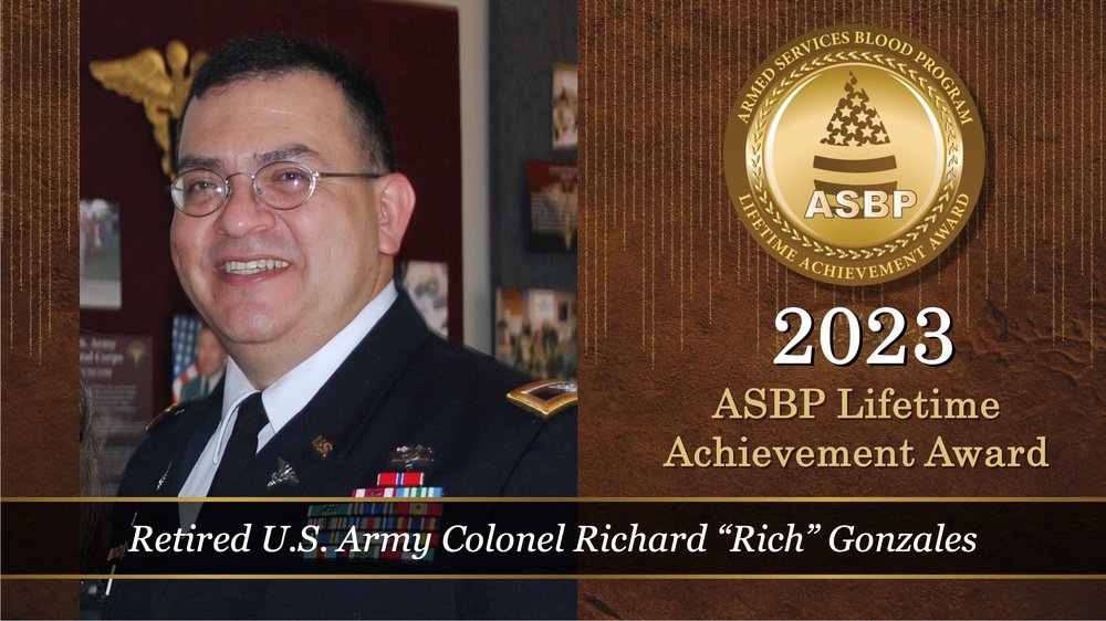 Armed Services Blood Program Names 2023 ASBP Lifetime Achievement Award Recipient