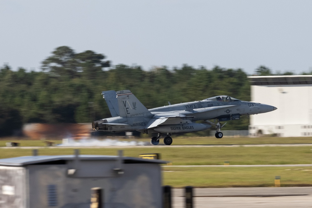 VMFA-115 returns from UDP