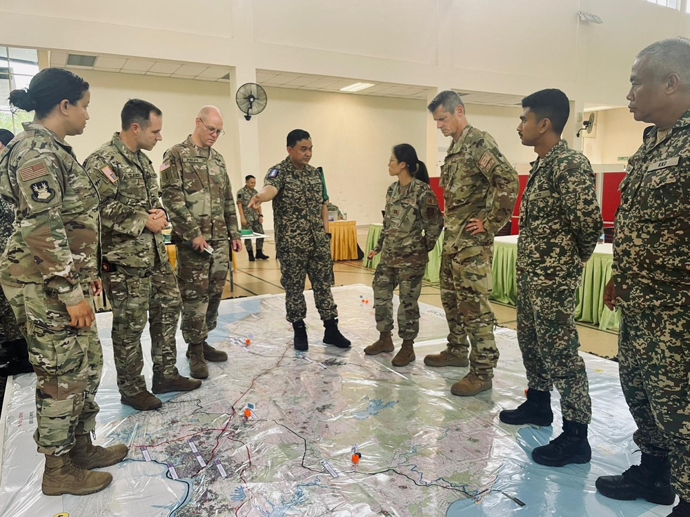 Guard Medical professionals take part in large-scale exercise in Malaysia