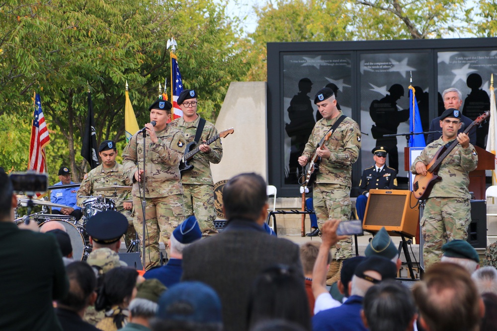 101st Band Performs at the Tri An Monument Unveiling