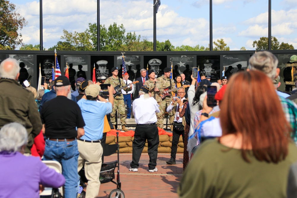 101st Band Performs at the Tri An Monument Unveiling