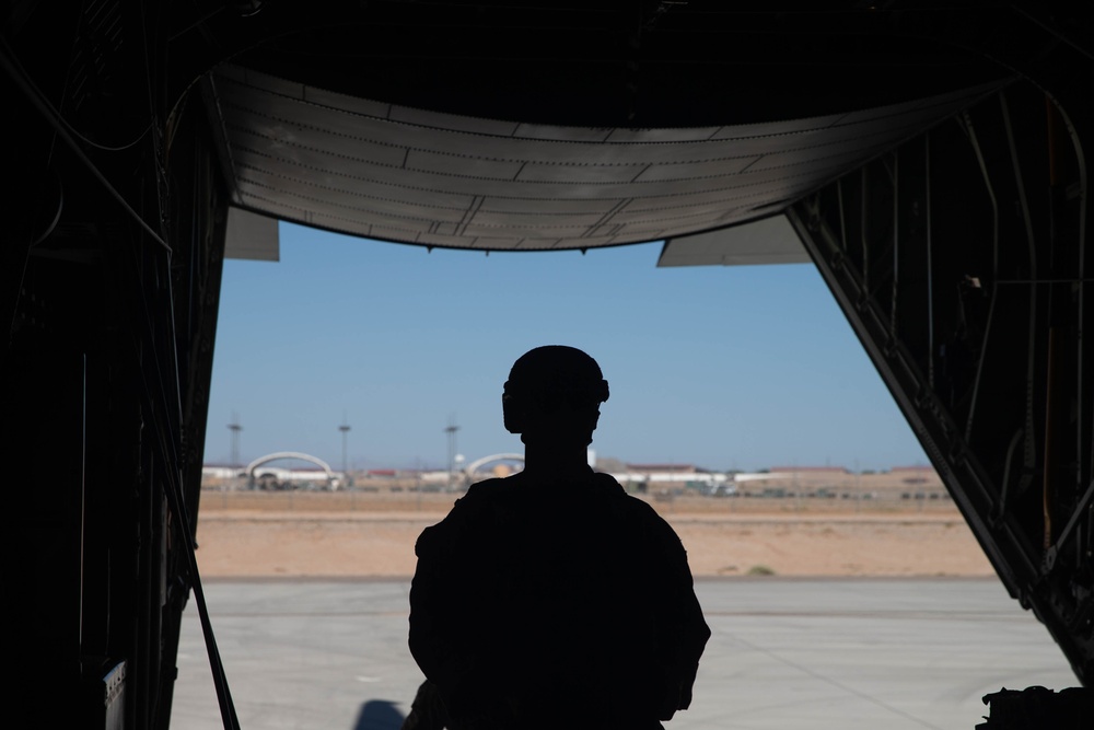 KC-130J Hercules cargo drop