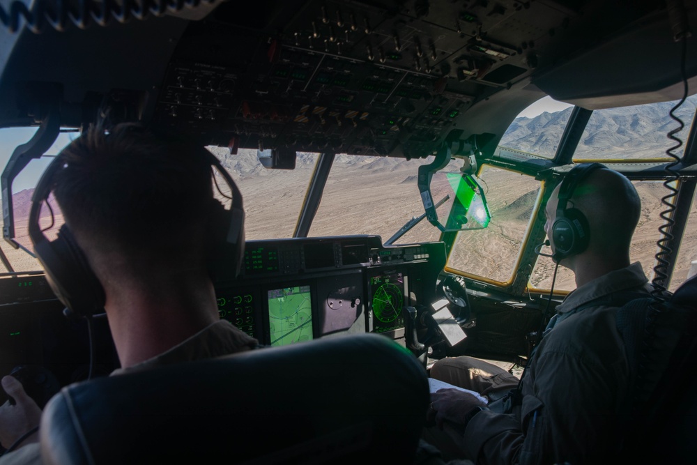 KC-130J Hercules cargo drop