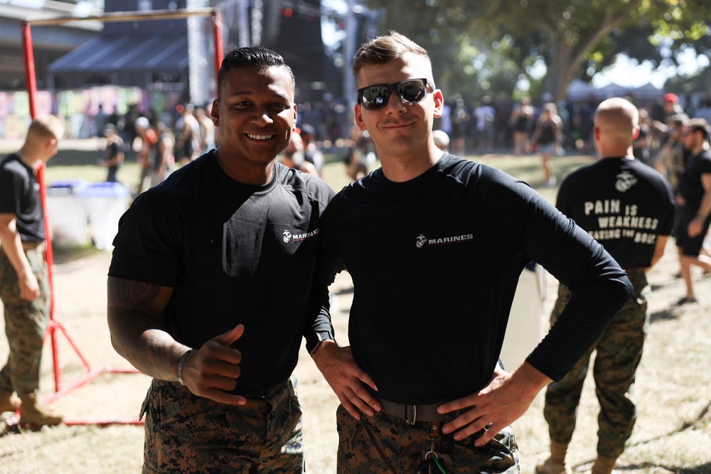 Sacramento Marines at Aftershock Festival
