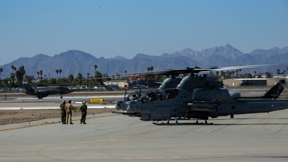 Aircraft on the flight line