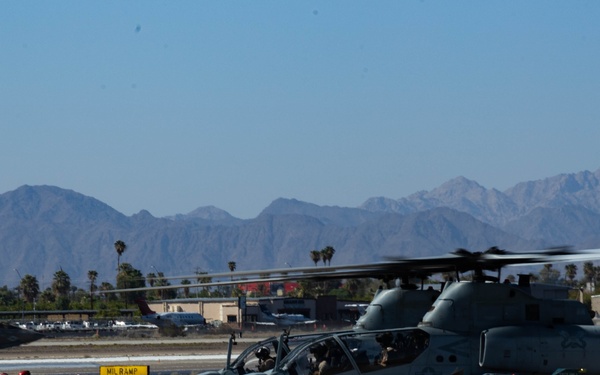 Aircraft on the flight line