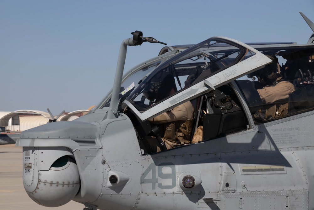 Aircraft on the flight line