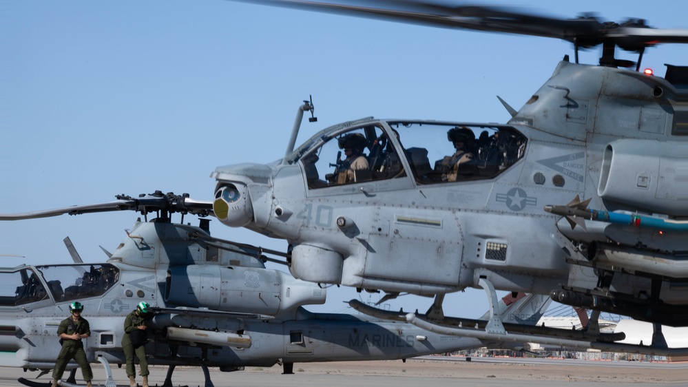 Aircraft on the flight line