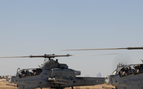 Aircraft on the flight line