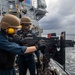 Sailors aboard USS John Finn (DDG 113) Conduct Crew-Serve Weapons Requalificaton, Oct. 8