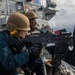 Sailors aboard USS John Finn (DDG 113) Conduct Crew-Serve Weapons Requalificaton, Oct. 8