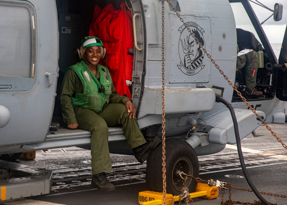 Miami Native Serves aboard USS John Finn (DDG 113) While Conducting Operations in the Sea of Japan