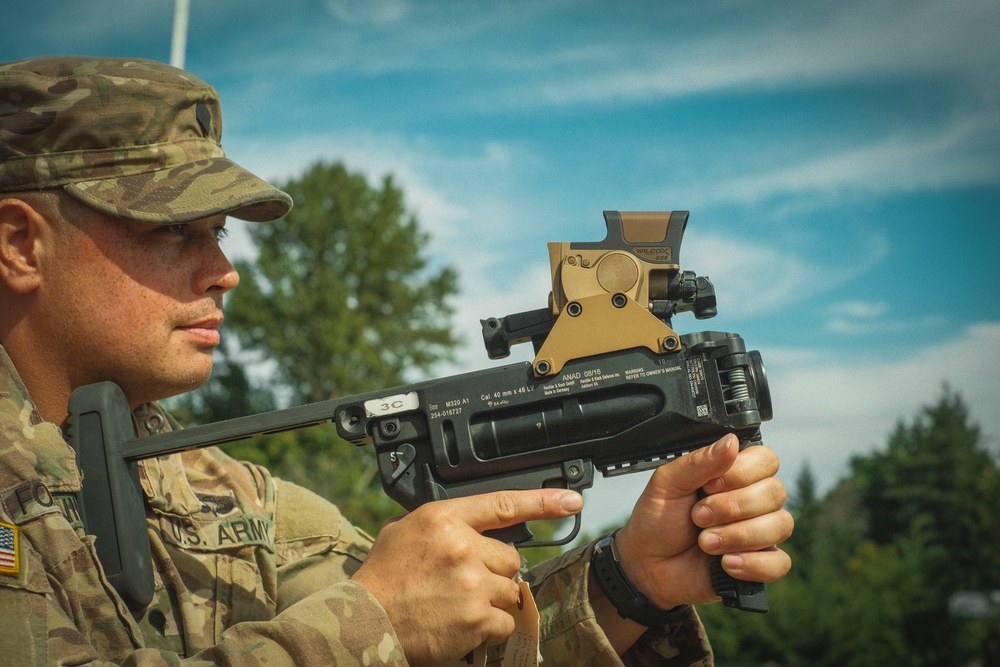 Washington National Guard Soldiers train with new Wilcox Grenade Sight System