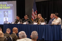 Panel members speak about Integrating Civilian Skills into the Future Fight [Image 1 of 3]