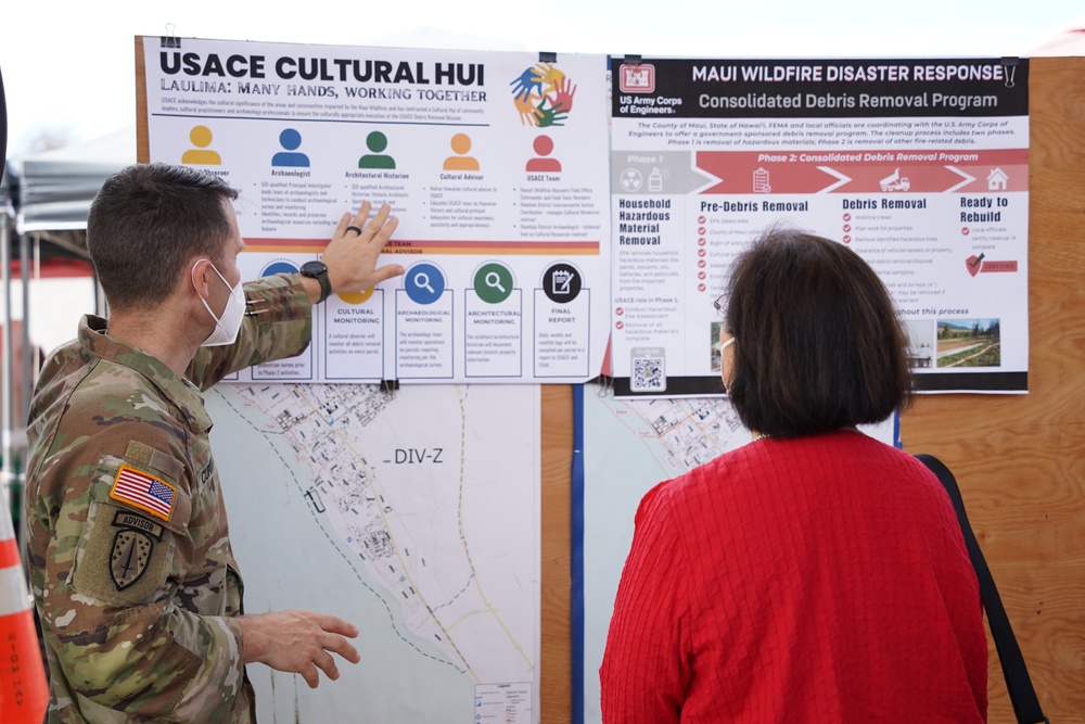 USACE briefs Sen. Hirono on Hawai‘i wildfires recovery mission