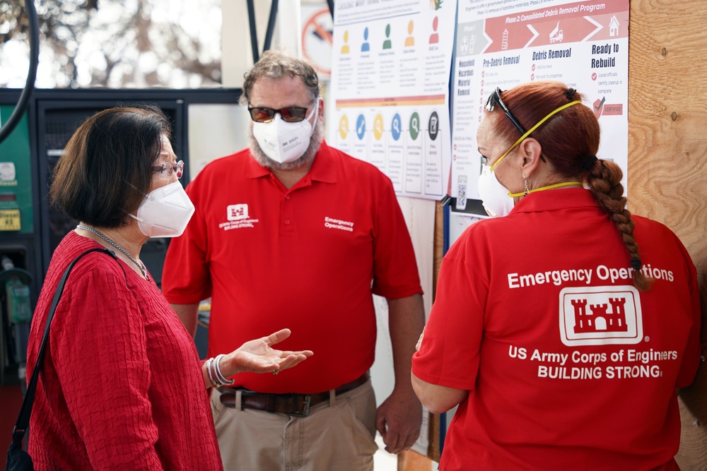 USACE briefs Sen. Hirono on Hawai‘i wildfires recovery mission