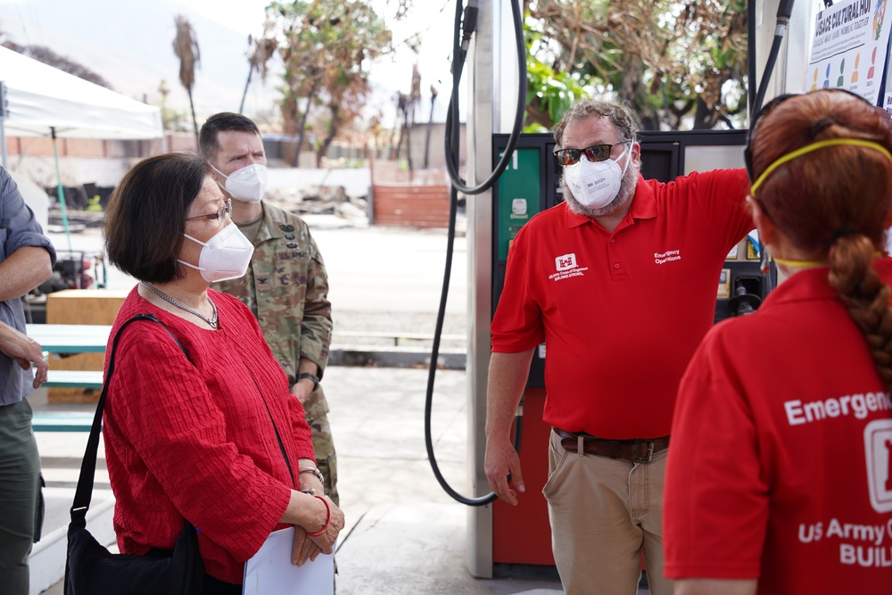 USACE briefs Sen. Hirono on Hawai‘i wildfires recovery mission