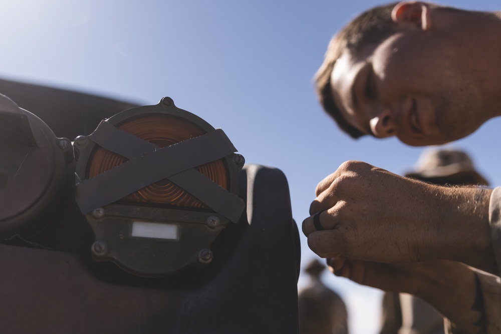 U.S. Marines attached to 8th Engineer Support Battalion Conduct Helicopter Support Team Operations