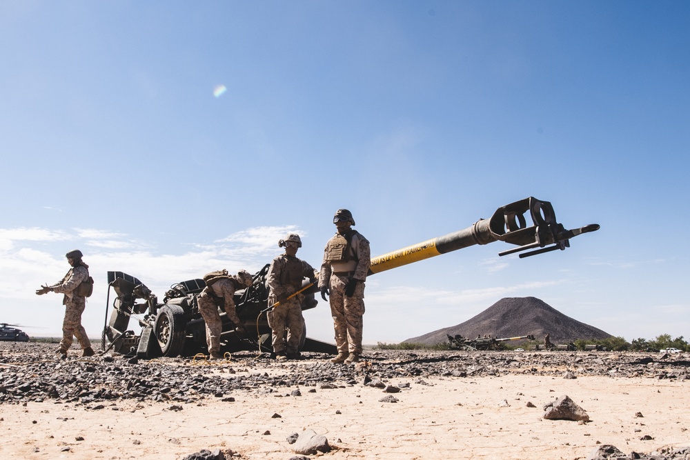 U.S. Marines attached to 8th Engineer Support Battalion Conduct Helicopter Support Team Operations