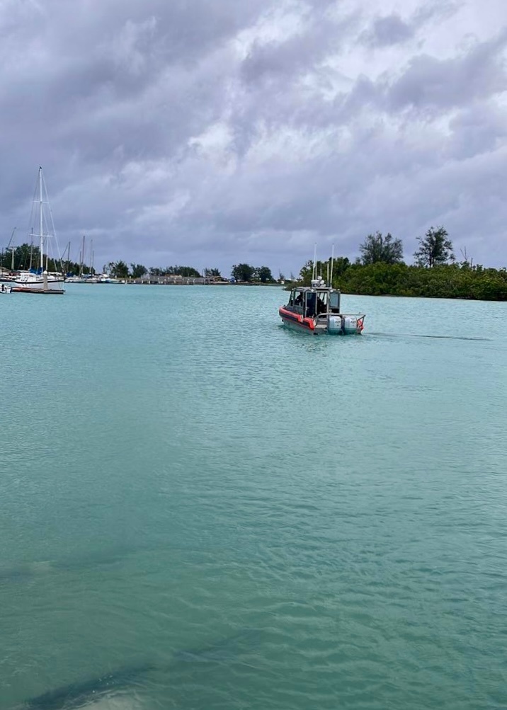 U.S. Coast Guard sets out to assess Apra Harbor following Typhoon Bolaven