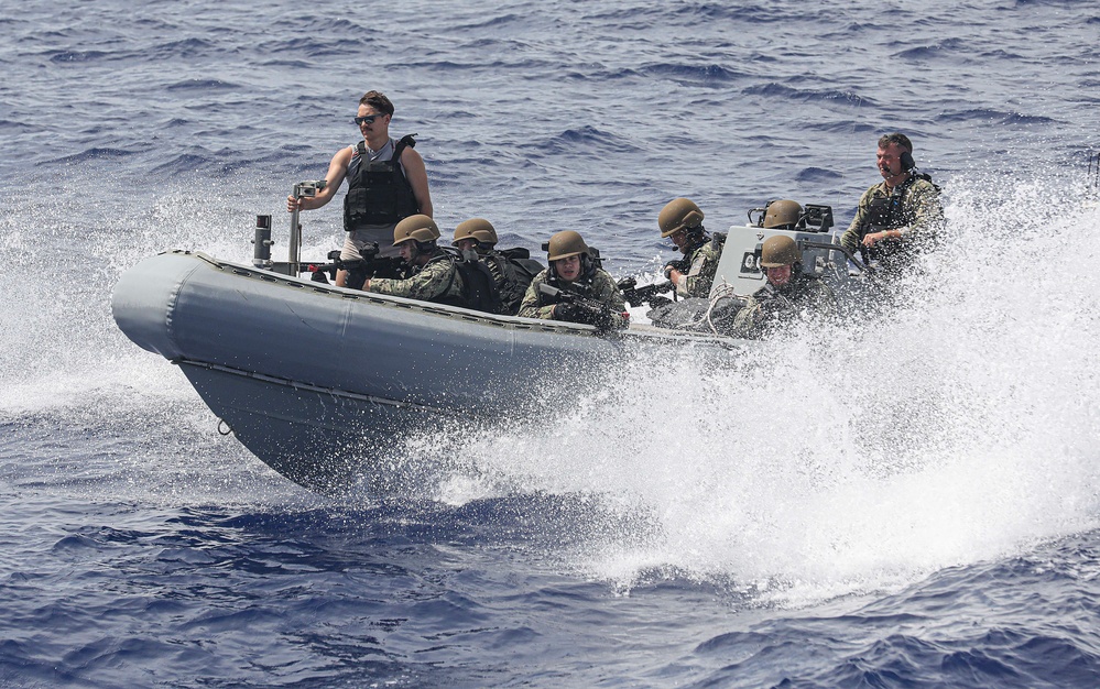 USS Dewey (DDG 105) Conducts Visit, Board, Search and Seizure Exercise During Maritime Training Activity Sama Sama