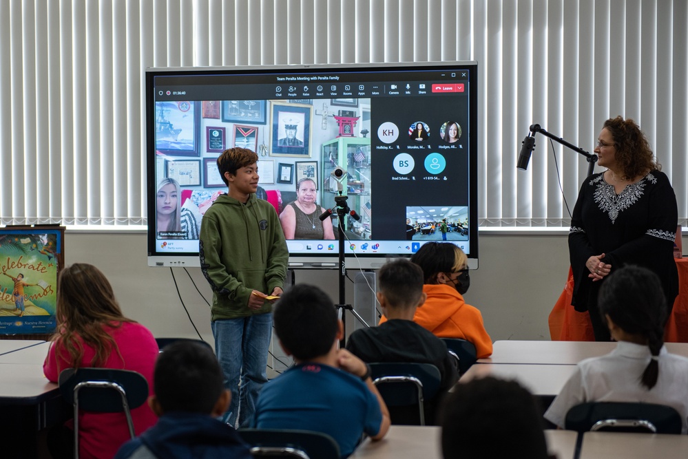 Yokosuka Middle School Video Conference