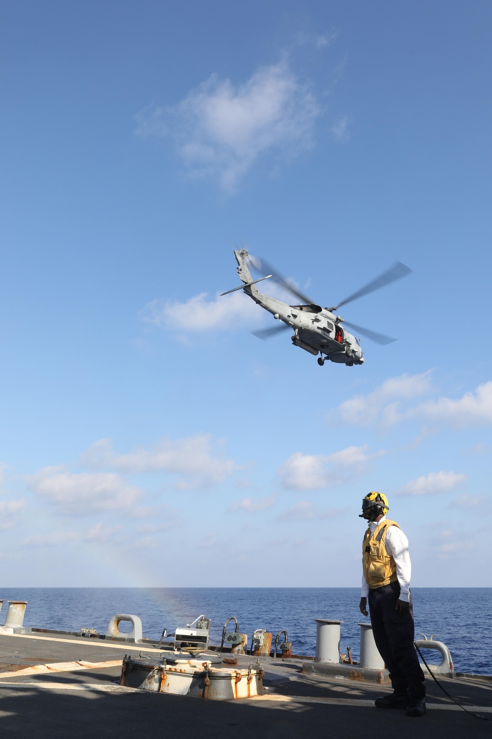 Flight Operations Onboard USS Ramage