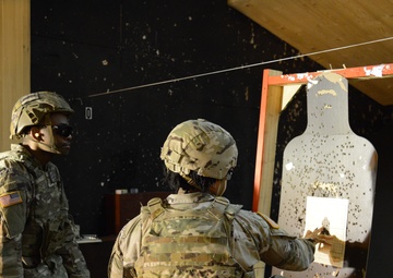 39th Signal range shooting exercise